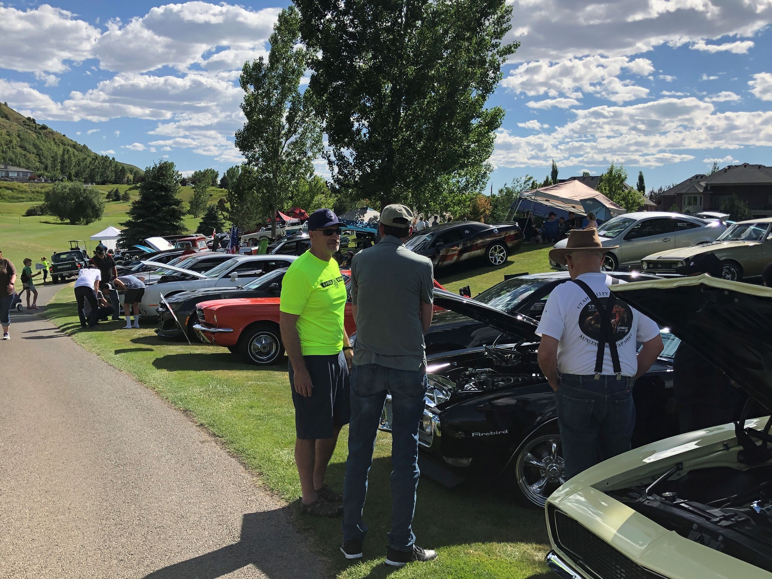 Volunteer Brian car show