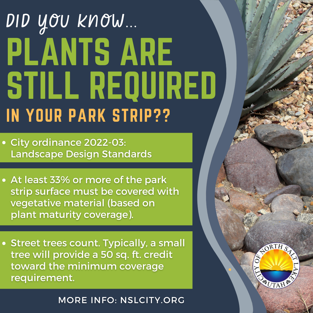 Did you know Plants are Still Required in park strip 2022 (1)