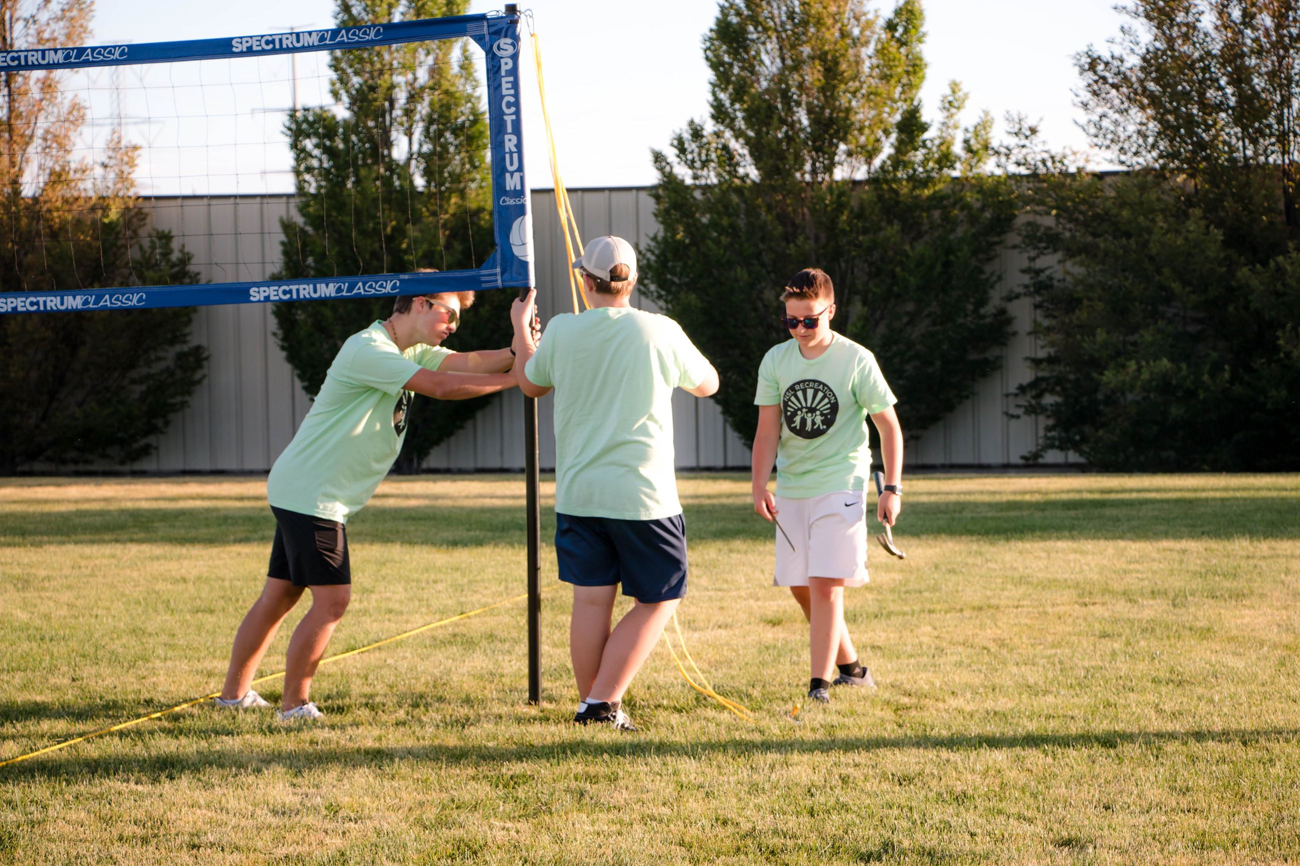 Liberty Fest 2022 029 NSL Rec kids setting up VB