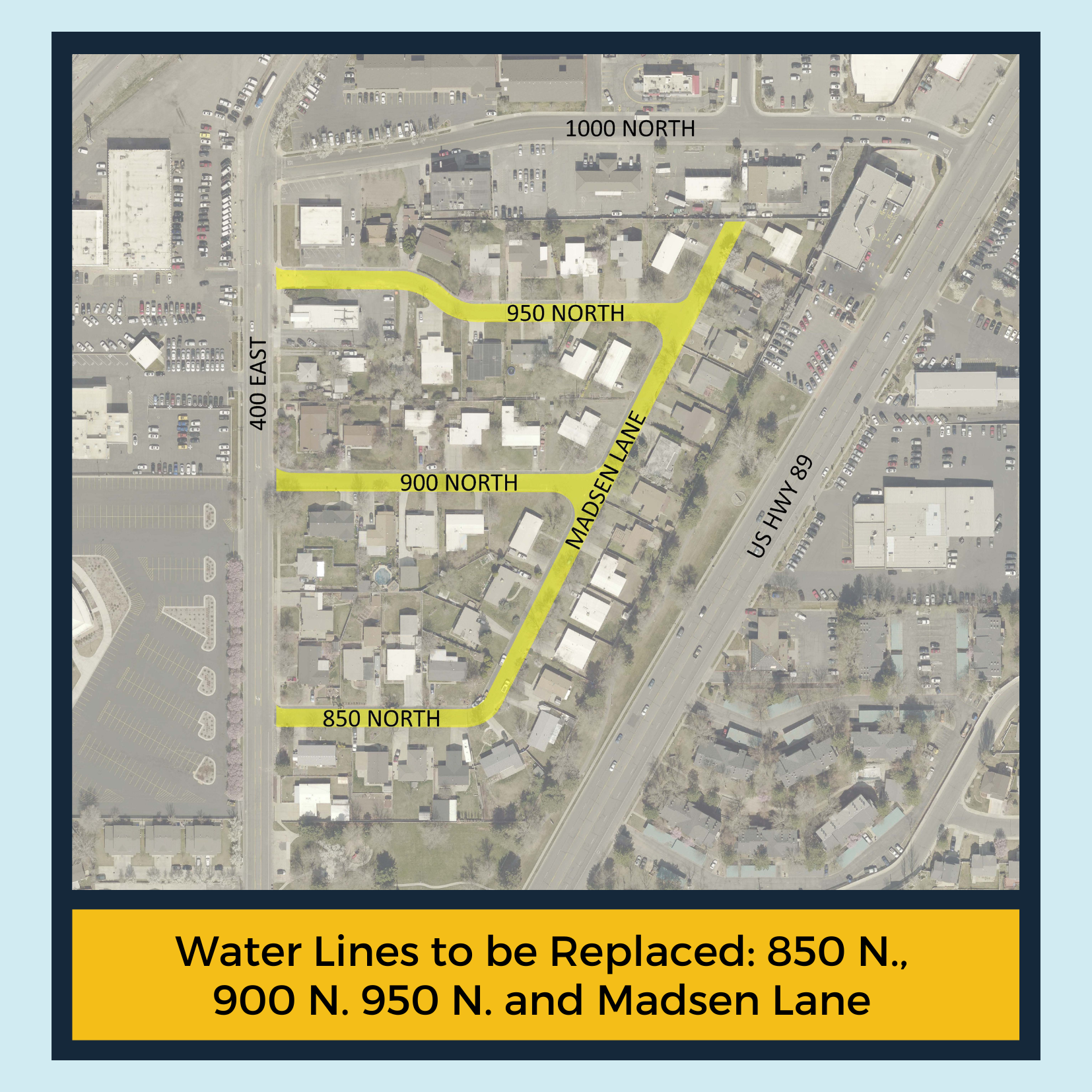 PRO 850 900 950 madsen map 2025 water line replacement