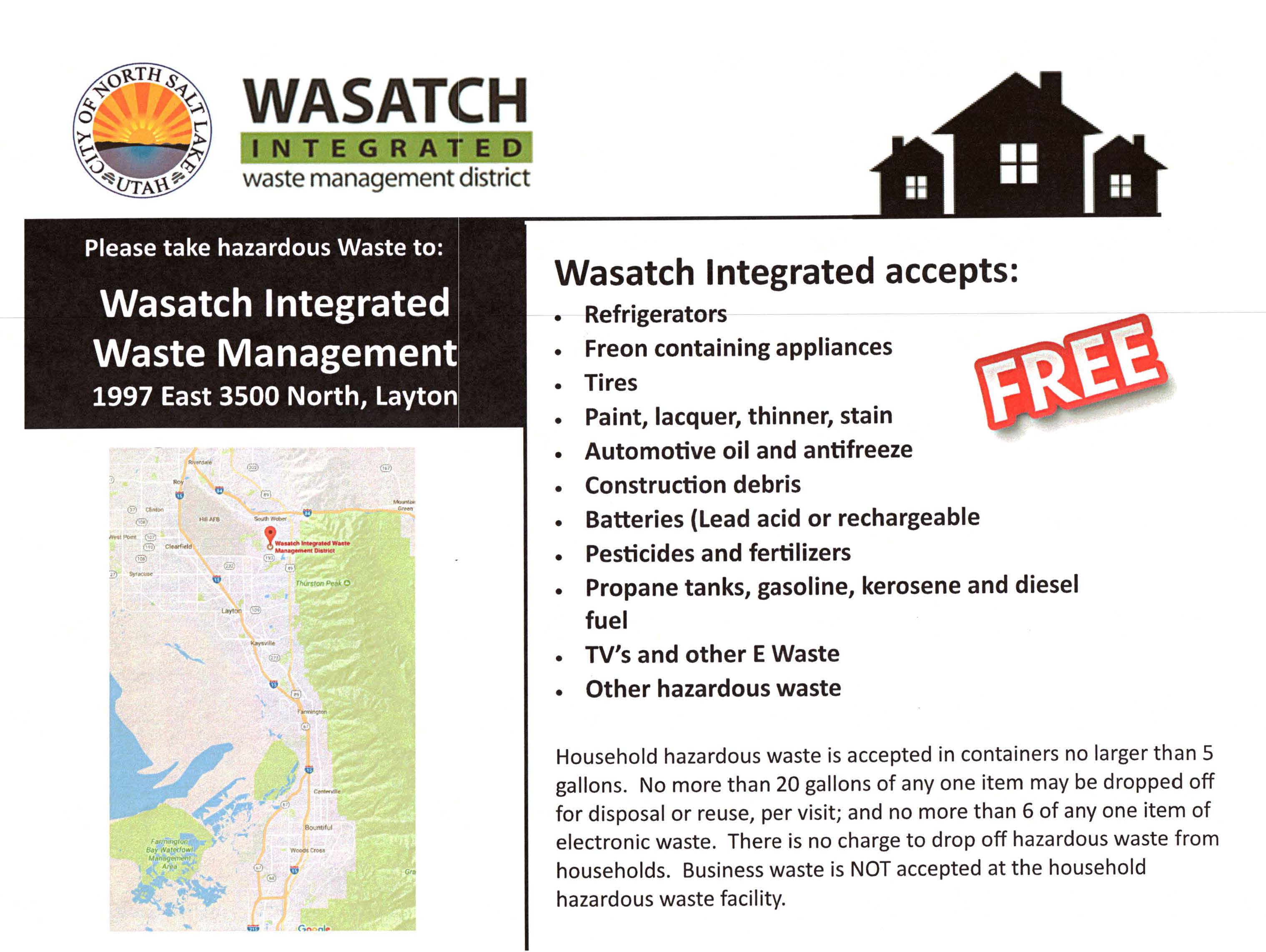 2017 clean up page Wasatch Integrated info hazardous